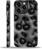for iPhone 11 Case, HL2 Cute Cool Cherry Black Hybrid 2 Layer Hard Shell by Unknown