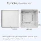 LeMotech Electrical Box, IP67 Waterproof Hinged Cover Stainless Steel Latch - Image 5