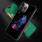 for iPhone 13 Pro Case, Galaxy Fox Wolf Pattern Graphic Design Girl Boy Soft - Image 5
