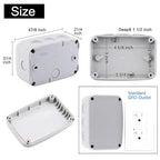 Outdoor White Junction Box, Nineleaf IP66 Waterproof Electrical Project Boxes - Image 4