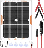 OYMSAE White 20W 12V Solar Panel Battery Charger Portable Waterproof Power by OYMSAE