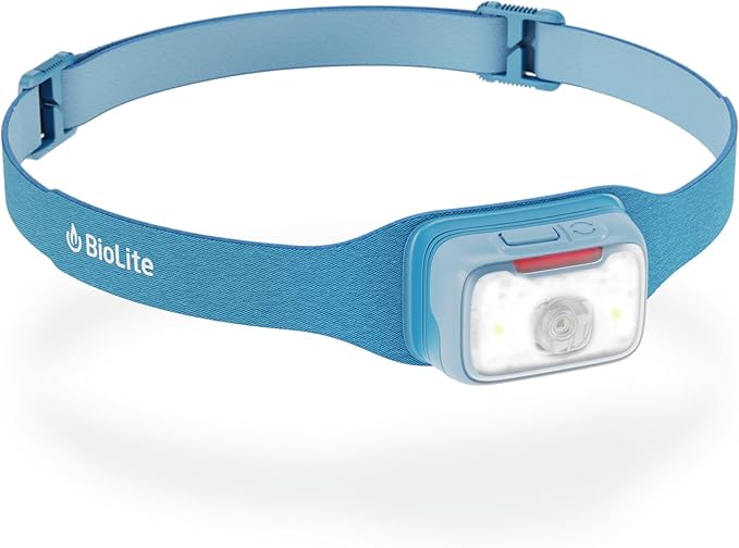 BioLite Range 400 Waterproof, Fast-Charging Rechargeable Headlamp, Slate Blue by BioLite
