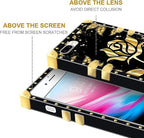 Compatible with iPhone 8 7 SE Case, Shine Gold Rose Luxury Golden Decoration - Image 7