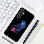 for Samsung Galaxy S23 FE Case, Galaxy Fox Wolf Pattern Graphic Design Girl Boy - Image 7