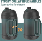 Zukro 1 Gallon Water Jug, One Gallon Large Triple Wall Insulated Metal Jug - Image 7