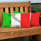 EKOBLA Decorative Cushion Cover Italian Flag Europe Country Red Green White - Image 3