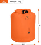 Thous Winds Waterproof Dry Bag, Ultralight 3L/6L/12L/24L/36L Roll Top - Image 7