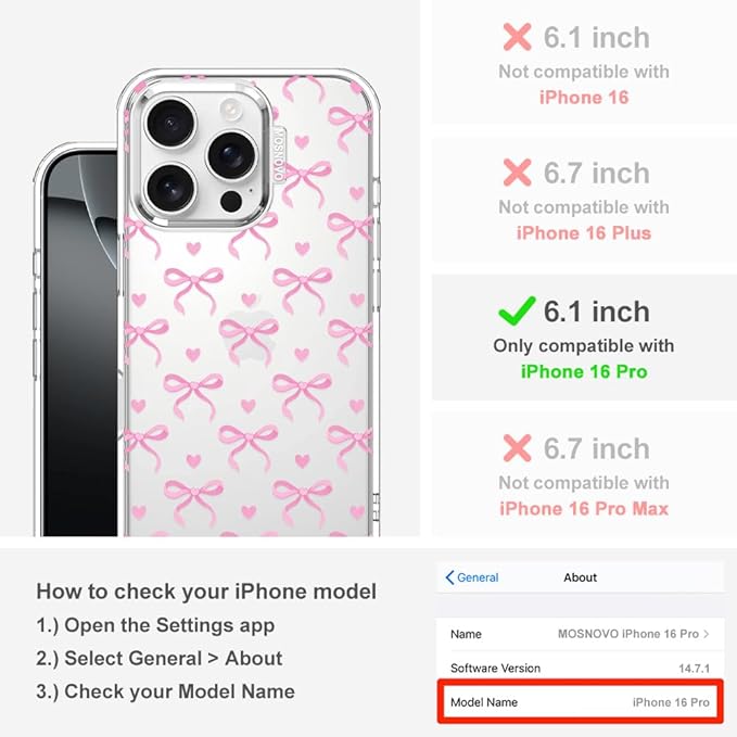 MOSNOVO Case for iPhone 16 Pro - Image 2