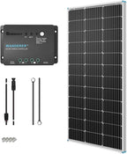 Renogy 100W 12V Solar Panel Starter Kit, 100 Watt Monocrystalline Solar Panel by RenogySolar