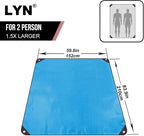 LYN Heavy Duty Emergency Blanket Survival Gear Waterproof Insulated Blanket - Image 2