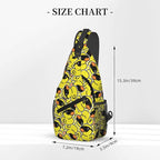 Cartoon Duck Sling Bag For Women Men Cute Yellow Duck Backpack Crossbody - Image 3