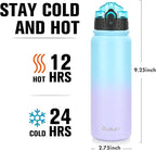 Oldley Insulated Water Bottle 20oz Water Bottles - Image 3