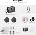 OSMO Action 5 Pro Accessories, PU Portable Mini Carrying Bag Case, Lens Screen - Image 7