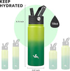 Konokyo 18 oz Insulated Water Bottle Stainless Steel Sport Bottles - Image 5