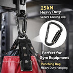 Auto Locking Carabiner Heavy Duty Carabiner 25kN UIAA Certified Climbing - Image 3