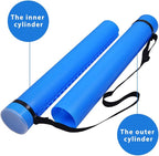 DEWEL Document Tube, Plastic Expanding Poster/Art/Document Storage Tube 24.5 to - Image 7