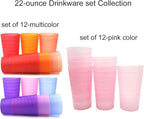 KX-WARE Mixed Drinkware 22-ounce Plastic Tumblers/Drinking Glasses/Party - Image 5