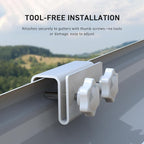 Holicfun Gutter Mount for Ring, and Arlo Outdoor Security Cameras, No-Drill - Image 3