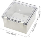 Zulkit 2pcs Junction Box ABS Plastic Dustproof Waterproof IP65 Electrical Boxes - Image 2
