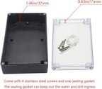 Project Box IP65 Waterproof Junction Box ABS Plastic Black Electrical Boxes DIY - Image 4