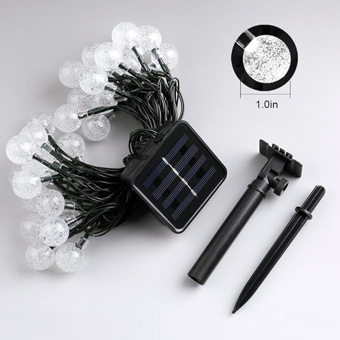 Toodour Solar String Lights Outdoor Waterproof, 56ft 100 LED Globe String Light - Image 7