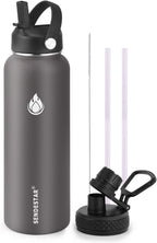 SENDESTAR Stainless Steel Water Bottle, Wide Mouth Water Bottle 40 oz by Sendestar