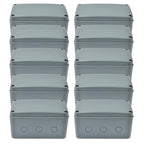 Nineleaf Waterproof Electrical Box IP66, Plastic Junction Box 7.1"x4.5"x4" by NineLeaf