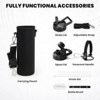 RAYMYLO Insulated Water Bottle 24oz, Triple Wall Vacuum Stainless Steel - Image 6