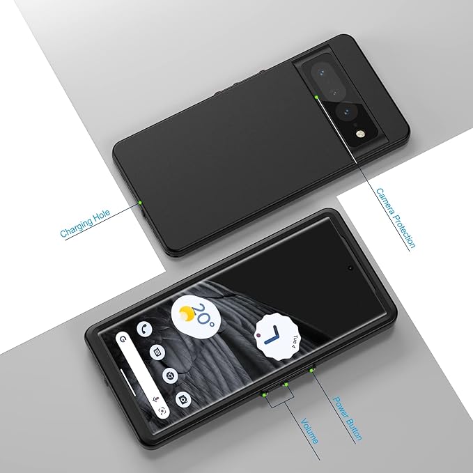 Lanhiem Pixel 7 Pro Case, IP68 Waterproof Dustproof Case - Image 6