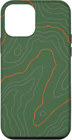 Backcountry Topo Guide Orange Lines Topographical Map Case by Unknown
