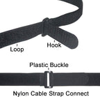 Reusable Fastening Straps Straps, 16 Pack inch Hook And Loop Straps, Cable - Image 3
