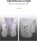 ECOHUB Running Hydration Vest Backpack, Lightweight Breathable Pack - Image 5
