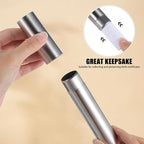 DOITOOL Stainless Steel Cylinder Box 11.8 Inch Document Storage Tube - Image 2