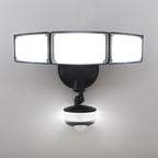 LUTEC 74W 8000 Lumen Motion Sensor Outdoor Lights, 5000K Daylight, IP65 by LUTEC