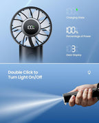 Gaiatop Portable Mini Fan, 3 Speed Handheld Fans - Image 6