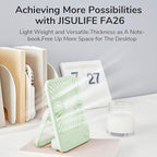JISULIFE Desk Fan Battery Rechargeable, 4500mAh 180°Foldable Portable Personal - Image 4