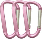 LESHIRY Large Carabiners Keychain 3" Aluminum D Shape Premium Durable D-Ring by LESHIRY