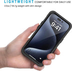 Lanhiem Magnetic for iPhone 15 Pro Case, Waterproof Dustproof Cover, Full Body - Image 4