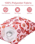 ALVABABY 2pcs Cloth Diaper Wet Dry Bags Waterproof Reusable - Image 2