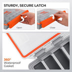 KastKing HyperSeal Waterproof Tackle Box, Waterproof 3600 and 3700 Tackle Trays - Image 3