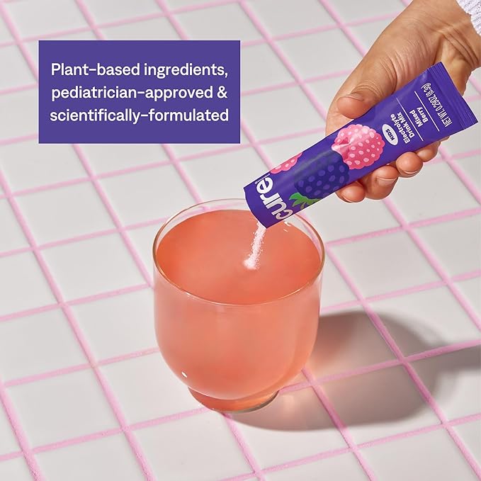 Cure Hydration - Kids Electrolyte Drink Mix | Plant-Based Pediatrician - Image 3
