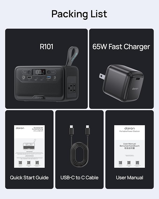 Portable Power Station 89.6Wh LiFePO4 Battery, Solar Power Bank - Image 2