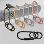 Key Chain, Brass Key Rings 2 Pack Screw Lock Key Organizer - Image 5