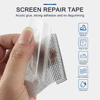 SANKEMU Screen Repair Tape, Extra Wide 16FT, Adhesive & Waterproof, Fiberglass - Image 2