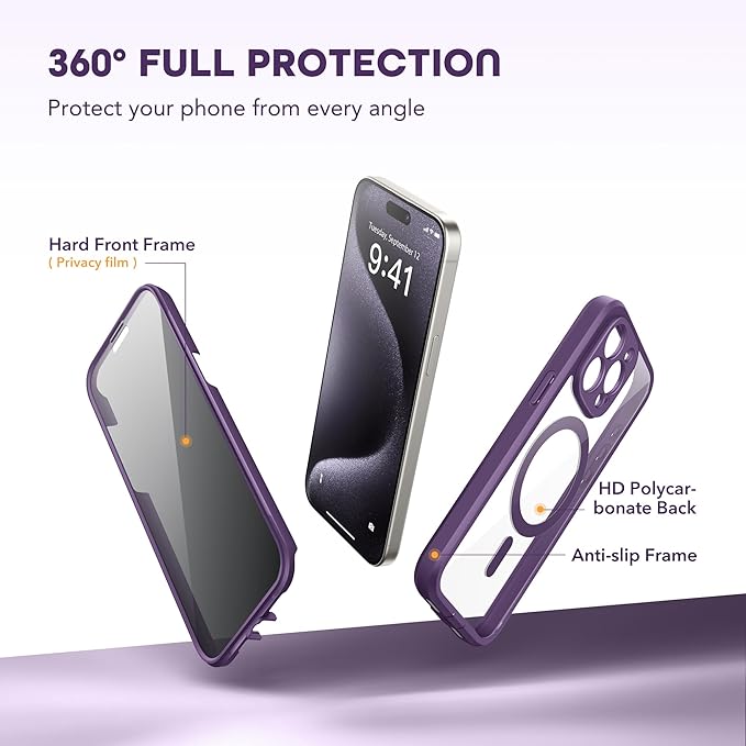 TIESZEN for iPhone 15 Pro Max Case, Compatible - Image 3