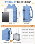 Travel Backpack for Women Airline Approved Carry on Backpack for Airplanes - Image 4