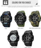 FANMIS Mens Military Multifunction Digital LED Watch Electronic Waterproof - Image 6