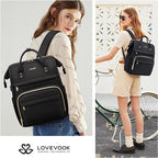LOVEVOOK Laptop Backpack for Women, 18 Inch Professional Womens Travel Backpack - Image 6