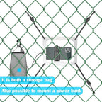 Cell Phone Fence Mount with Shade, Game Recording Mounting Kit Works with - Image 3