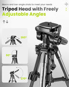 CAMBOFOTO 30"-Camera-Tripod, Porfessional Aluminum Heavy Duty Tripod Stand - Image 6